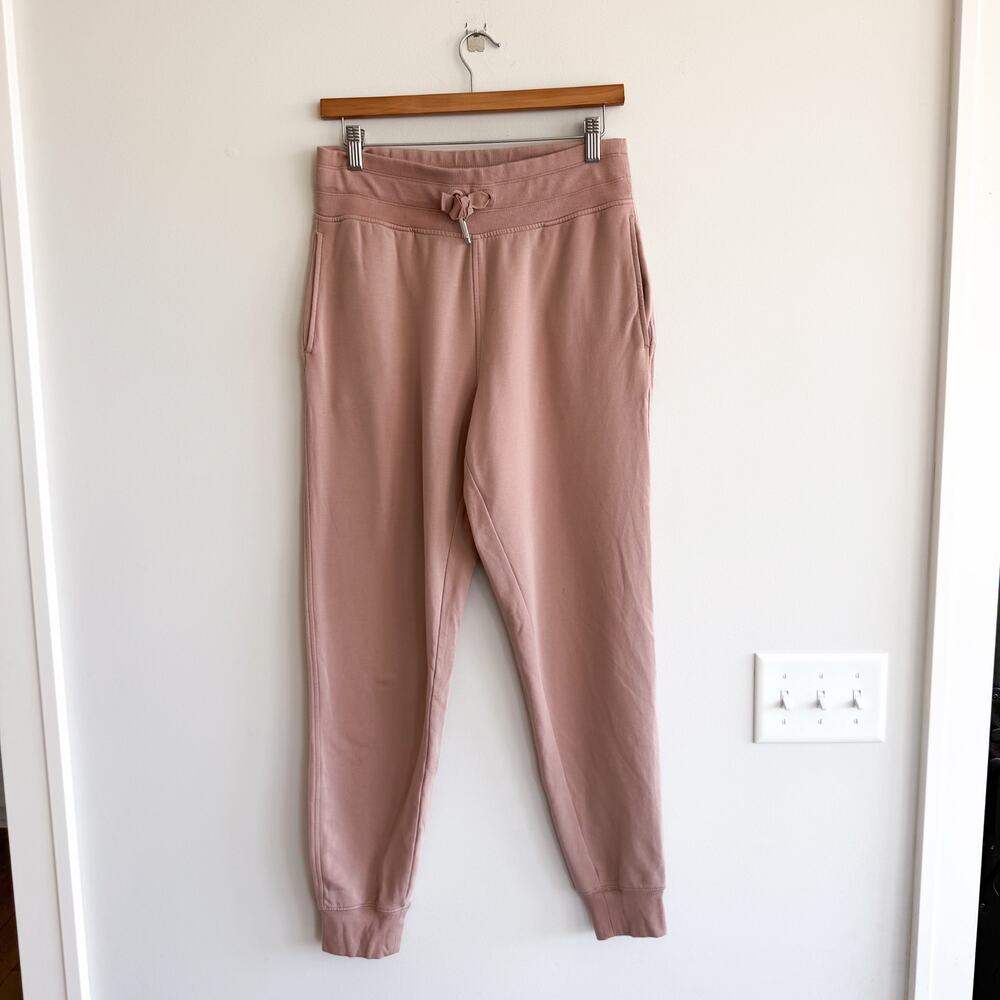 Athleta Balance High Rise Drawstring Waistband Pull On Jogger Pink S